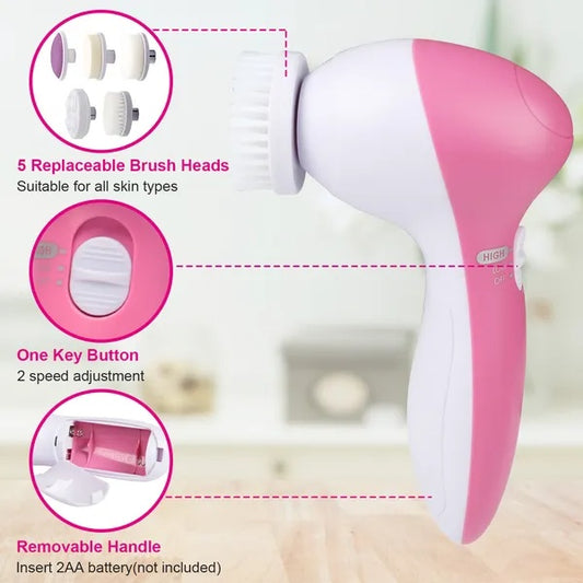 Waterproof Facial Cleansing Brush